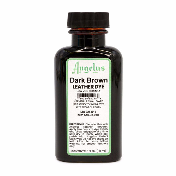 Angelus Dark Brown Low VOC Leather Dye 88ml