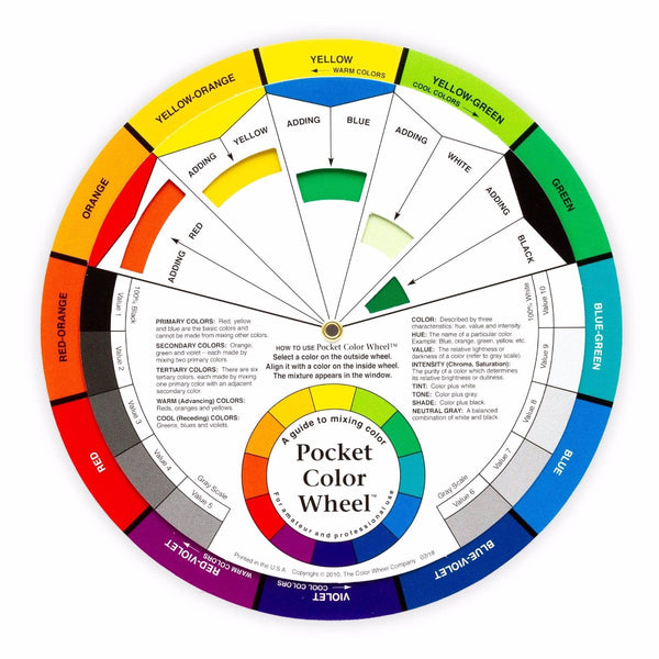 Pocket Color Wheel Mixing Guide