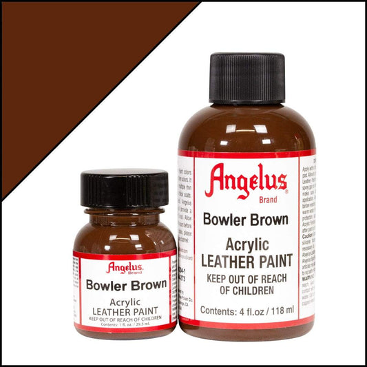 Angelus Lederfarbe Bowler Brown 