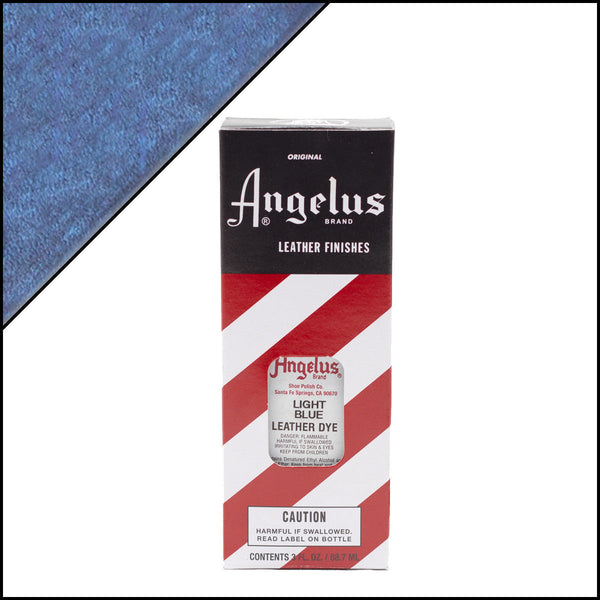 Angelus Leder Dye Hellblau 