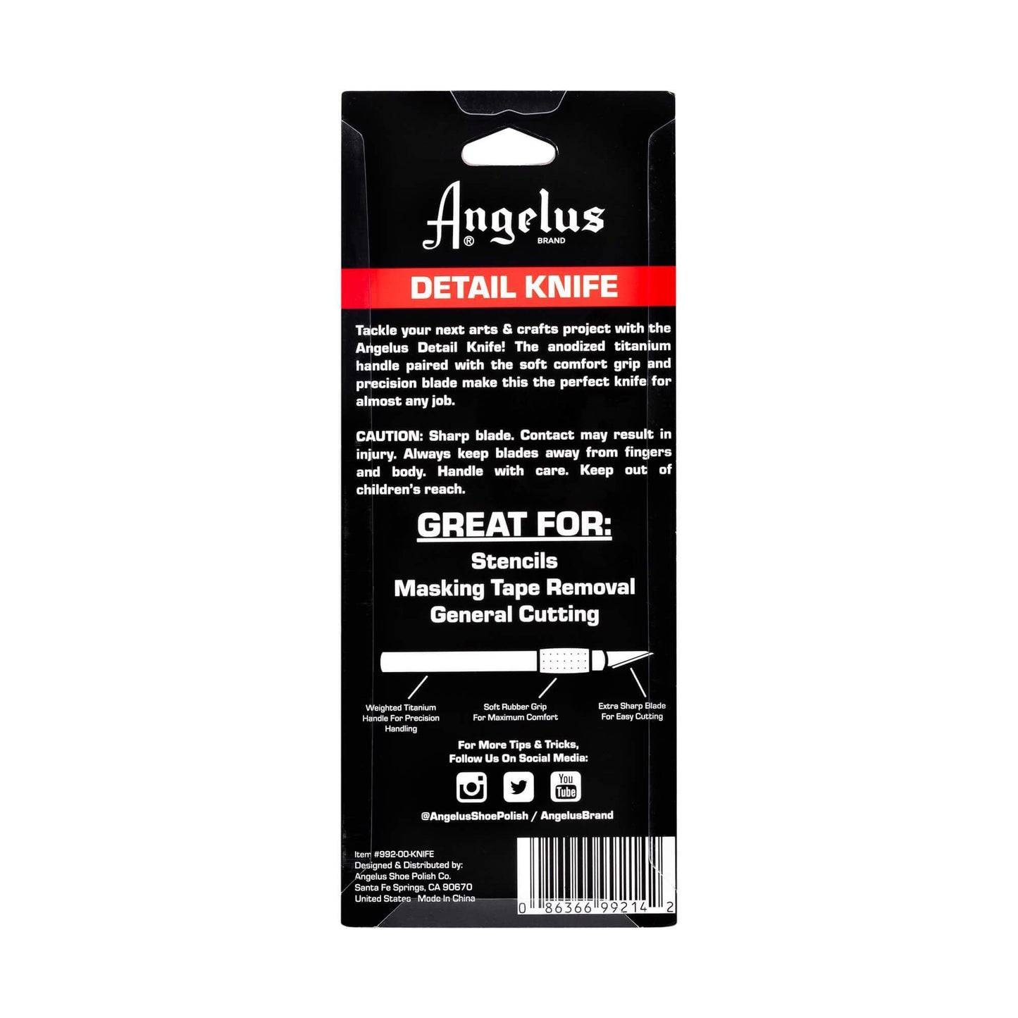 Angelus Detail Knife + 5 Replacement Blades