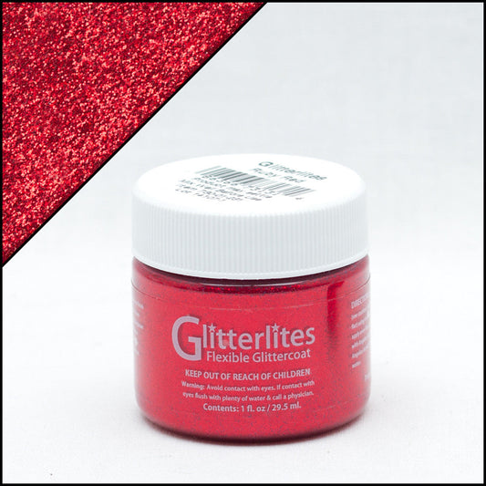 Angelus Glitterlites Ruby Red
